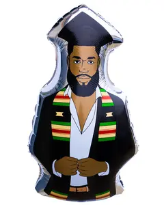 36" African American Man Graduate Balloon 36" African American Man Graduate Balloon