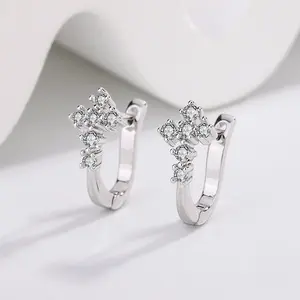 Leticia Moissanite Earrings S925 0.36 CT - Round Cut - Lore Jewelry