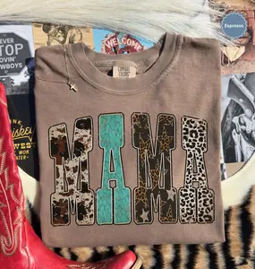 Western Mama Shirt Comfort Colors, Vintage Mama Shirt, Mom Graphic Tees, Country Mom Shirt Trendy Mom Tshirt New Mom Gift for Mom Sweatshirt