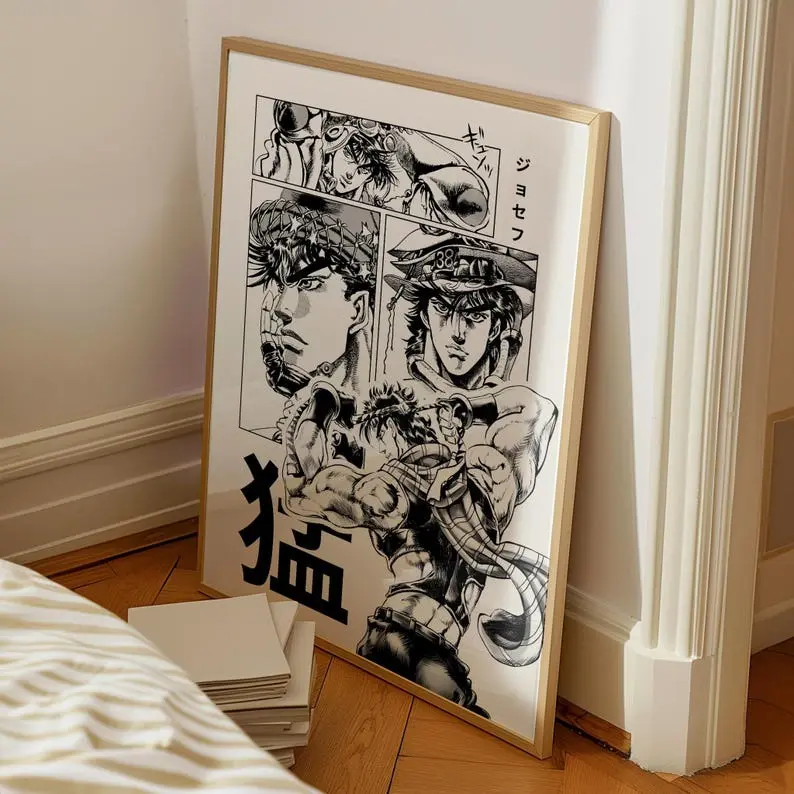 Joseph Joestar Poster, JoJo's Bizarre Adventure - TikTok Shop