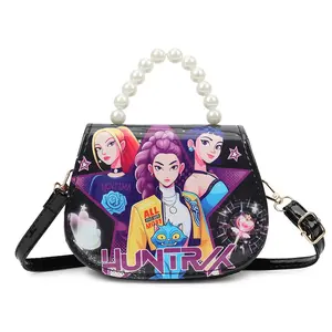 kpop Cartoon Sling Crossbody Bag Wallet Kawaii Storage Bag Travel Purse Bags for Women