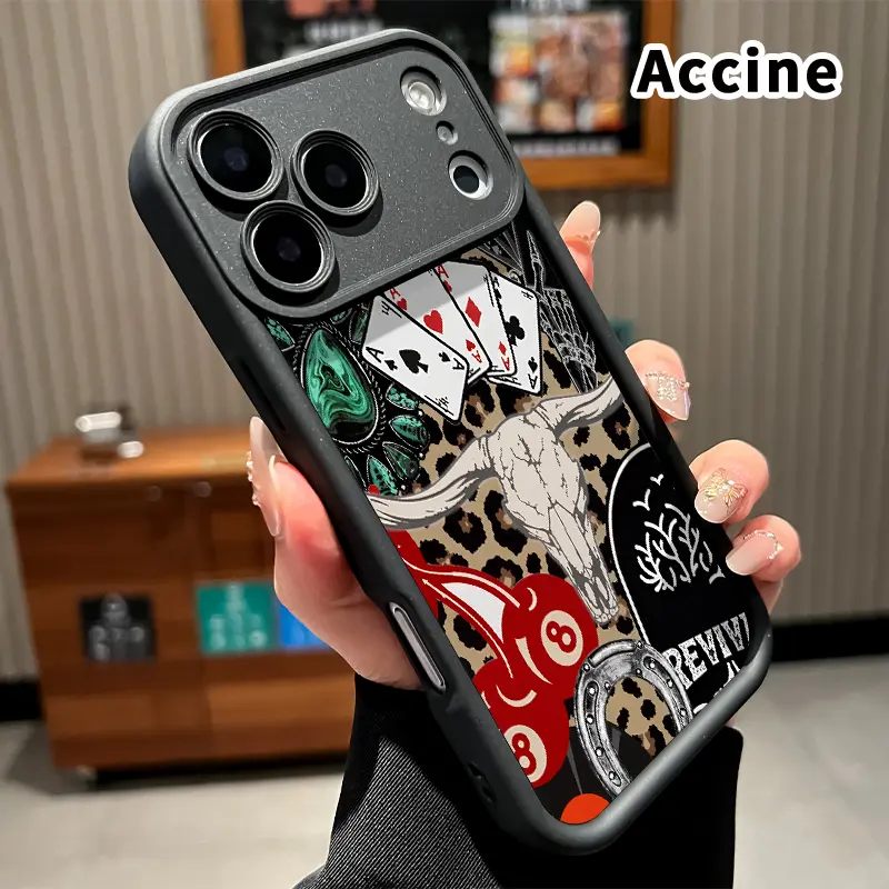 Compatible with iPhone 17 Pro Max 16 Plus 15 14 13 12 11 Air E Western Charm Collage Rugged Durable shockproof Anti-Scratch soft Silicone case