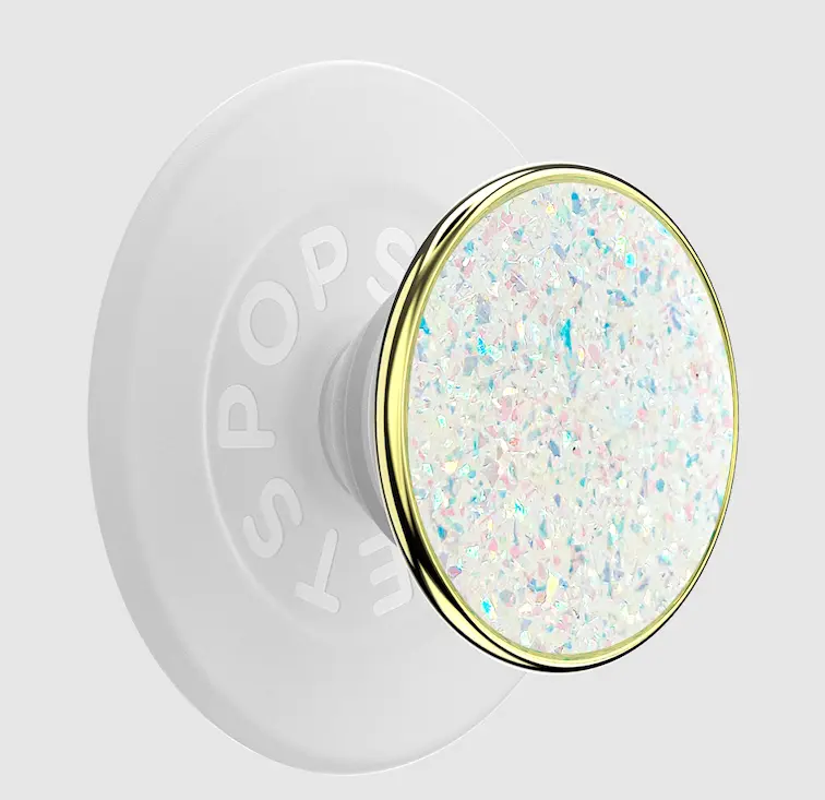PopSockets Luxe Series Opal Finish Magnetic PopGrip - MagSafe Luxe Enamel Stable Phone Holder, Smart Phone Stand Tech Accessory for Mobile Mounts, Stable Phone Holders