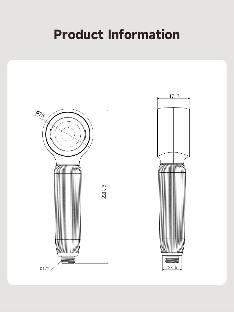 DayIn Filtered Shower Head with KDF + Calcium Sulfite, Reversible Anti-Clog Panel, Cloud-Like Gentle Spray & High Pressure Pulse, Universal Fit for Home & Travel