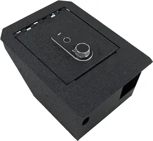 Center Console Safe Vault - KEREN Console Gun Safe Box Compatible with Tesla Cybertruck 2024, with Fingerprint Lock