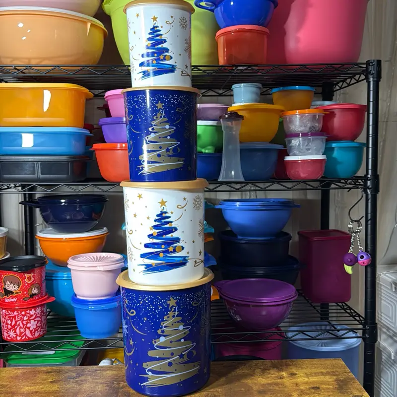 Tupperware Onetouch Container Set Christmas