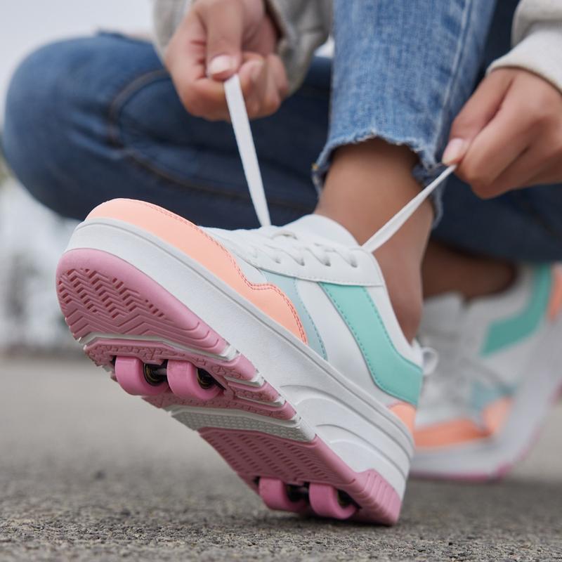 Roller Skate Shoes for Kids Girls Boys Detachable Wheeled Fashion Sneakers