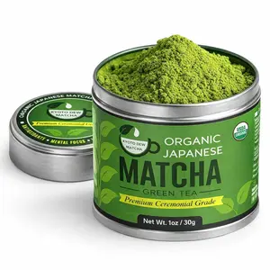 Ceremonial Blend – Authentic Japanese First Harvest - USDA & JAS Organic Ceremonial Grade Matcha Green Tea Powder from Uji, Kyoto (30g / 1oz)