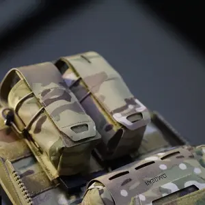 Dmgear Large Flashbang Pouch Molle Side Pack, Wargame Tactical Modular Tool Kit with Lid, Durable Gear Storage Solution, Wargame Equipment for armyfans