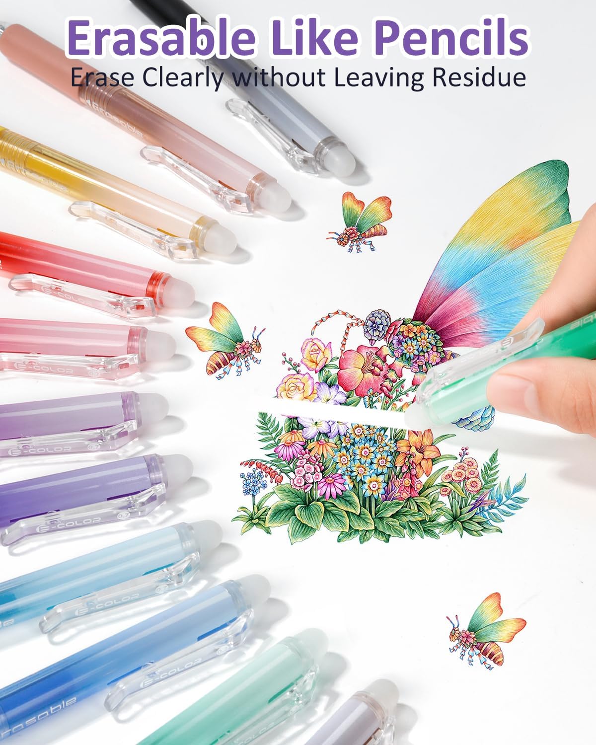 12colors Retractable Erasable Gel Pen Set - Back to School, Reusable Ink Pens for College & Elegant Students, Note Taking Tools, Reusable Pen, Class Reward Gift Idea, School Supplies 12colors Retractable Erasable Gel Pen Set - Back to School, Reusable Ink Pens for College & Elegant Students, Note Taking Tools, Reusable Pen, Class Reward Gift Idea, School Supplies