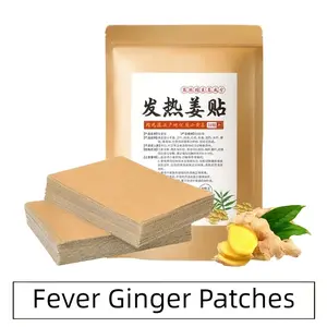 100/50pcs Ginger Patches for Knee, Back, Neck & Shoulder - Heat-Activated, Non-Adhesive, Natural Ingredient, Safe for Sensitive Light Beige, Ideal for Muscle & Joint, Muscle & Joint Care, Simple Patch Design, Natural Ingredient Patch