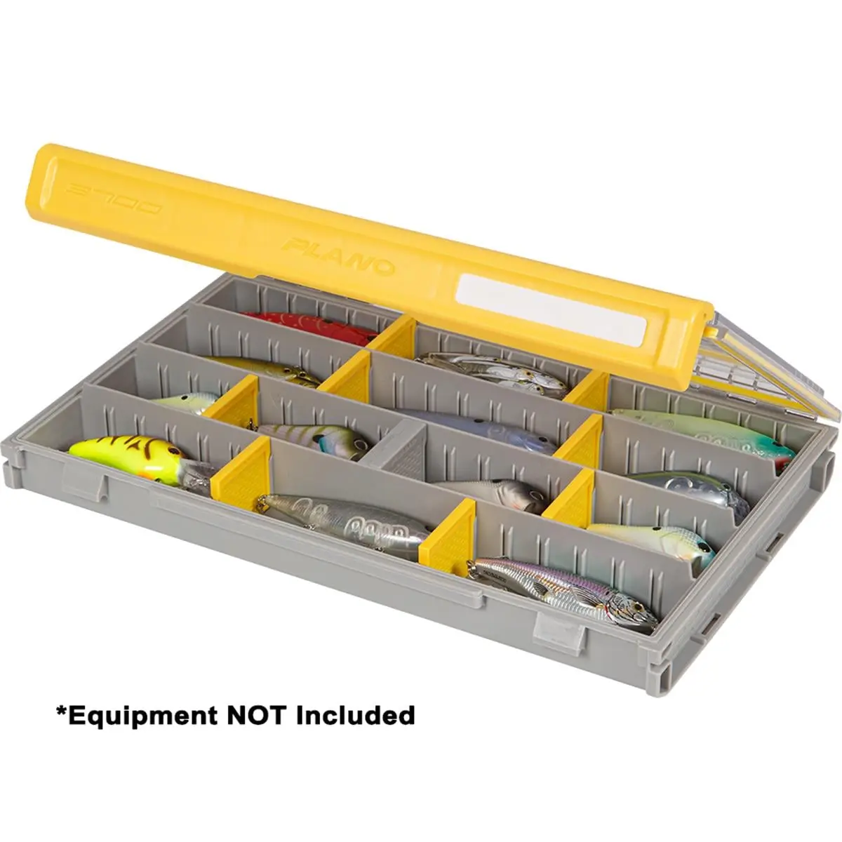 Plano EDGE Professional 3700 Standard Stowaway Tackle Box - 1.9 lbs Modern Fishing Accessory with Adjustable Dividers, Crystal View, Lure Storage, Stacking Units, Steel Hinges, Waterproof Seal, Rust-Resist Blocks, Rust 5x Longer, Tight Part Stops
