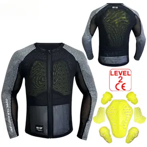 EIZ Summer Motorcycle Armor Jacket Breathable Mesh Motocross Riding Gear CE2 Certified Protective Soft Armor Anti Fall Racing Suit For Men Women Suitable For Cycling Running Hiking Camping Skiing Martial Arts Self Defense And Extreme Outdoor Sports Activi