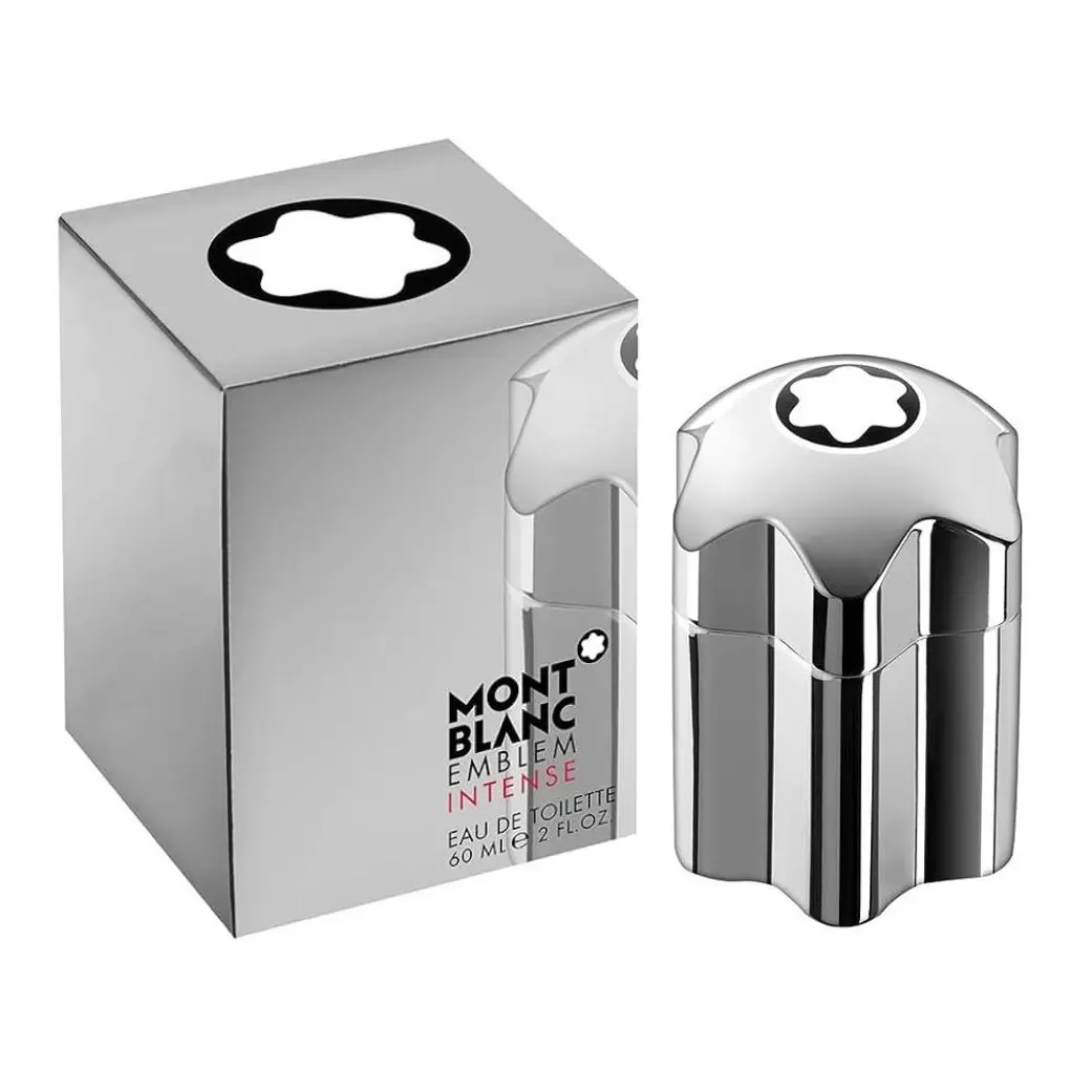 Montblanc Emblem Intense Eau de Toilette For Men 2 oz | Spicy Woody Men's Cologne with Cardamom, Violet & Patchouli