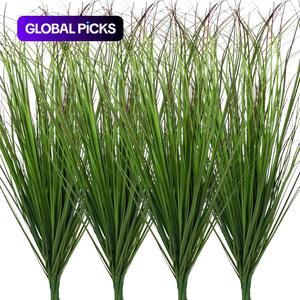 Artificial Pampas Grass, 12pcs/set Faux Pampas Grass, Fake Shrubs, Decorative Plants for Home Living Room Bedroom Dining Room Wedding Party, Fruit