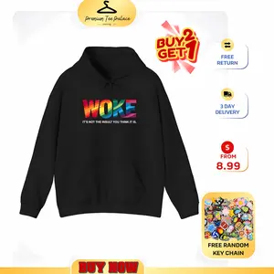 Woke Tshirt, Woke Is Not An insult Sweatshirt, Social Justice Hoodie, Human Rights Tee, Social Equality Shirt, Political Gift Casual Bottom