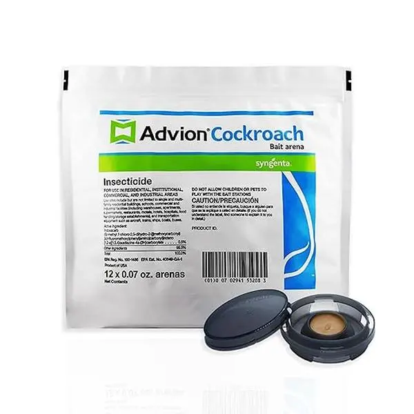 advion 68663 Arena 12ct Bag Cockroach Bait Station, White