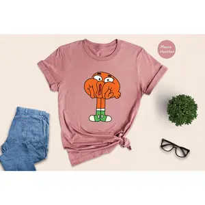 Surprised Darwin Watterson Shirt, Cute Gumball Shirt, Funny Darwin Tee, Darwin Cartoon Shirt, Cute Cartoon Shirt, Humorous Darwin Shirt