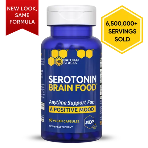 Serotonin Brain Food - Supplement to spport a positive mood, a sense of well-being, and helps manage occasional stress.*