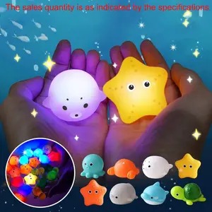 Interactive LED Bath Toy for Pets, Floating Glow Animal Design, Waterproof & Durable, Perfect Gift for Birthdays, Holidays, Parties