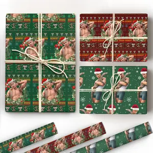Robert Irwin Christmas Wrapping Paper Unique Holiday Gift For Her, Celebrity Crush Merch,  Xmas Gift Wrap Paper for Fan Family Friends Animal Lover Gifts
