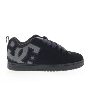 DC Court Graffik SE 300927-KDW Mens Black Skate Inspired Sneakers Shoes