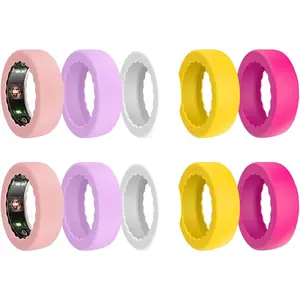 Cover Case Compatible with Oura Ring Gen 4/Gen 3/ Galaxy/RingConn/ULTRAHUMAN, Anti-Scratch Elastic  Protector Accessories for Men Women Working Out Gym