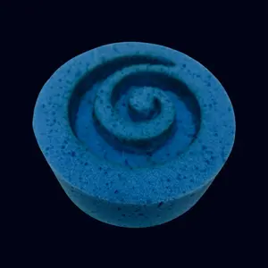 Custom Swirl Cuts on Sponges for DIY Purposes - Perfect for Creative Projects