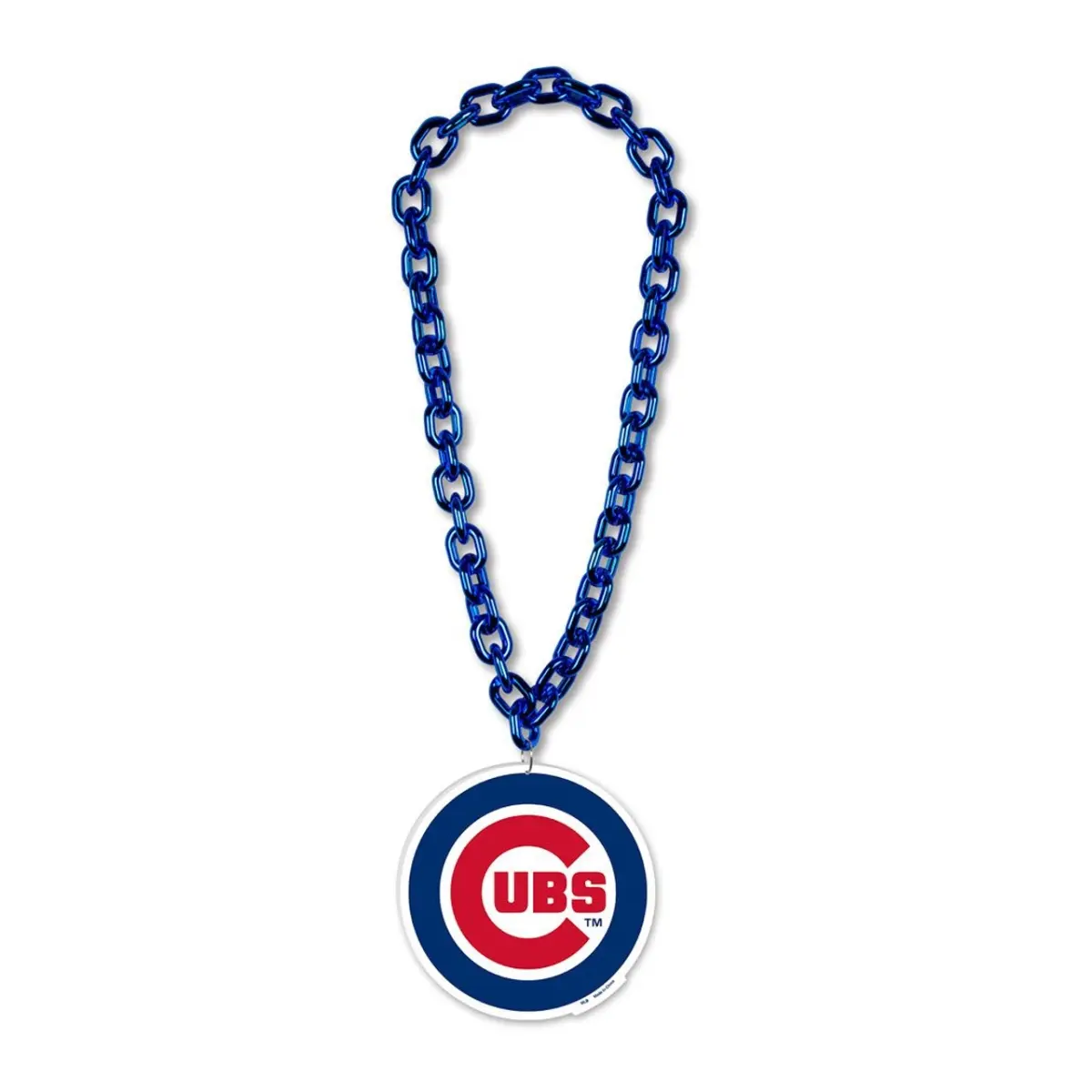 212 MAIN MLB Chicago Cubs Sports Collectible Necklace - Plastic Chain, Foam Logo Accessory for Big Fans, 38 in, Game Days