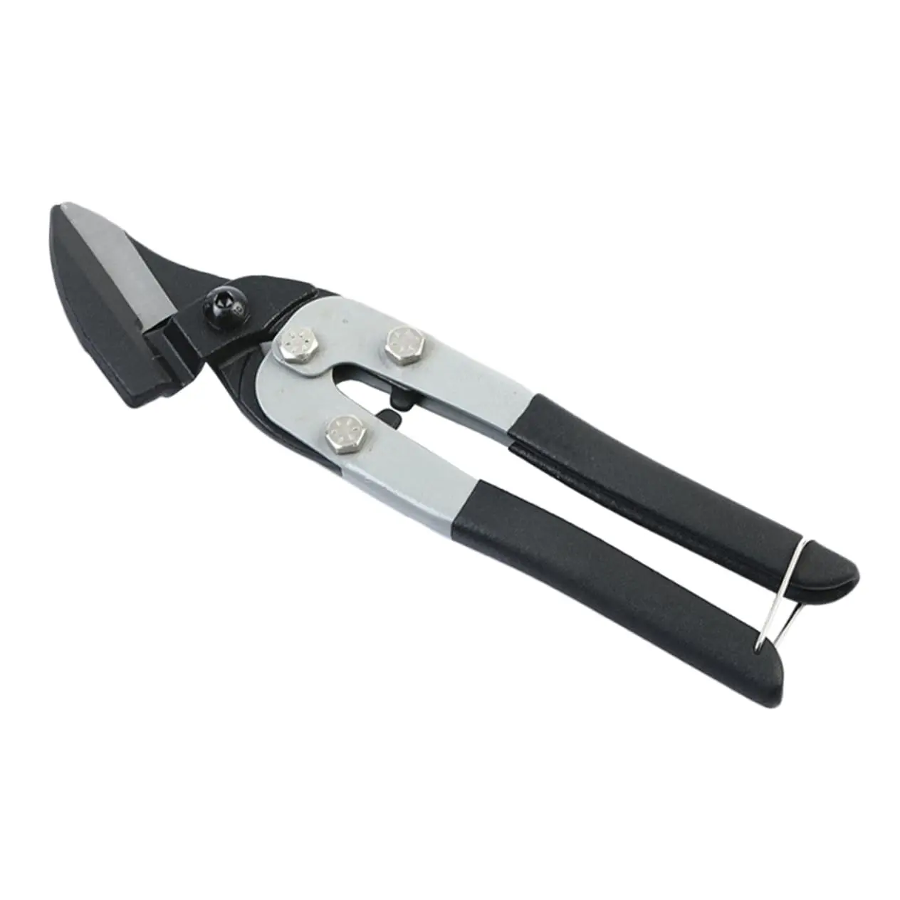 1pc Heavy-duty Tin Snips Iron Sheet Cutting Scissors for Garden Horticulture and More Non-slip Iron Shears with Protective Ring for Safe Storage