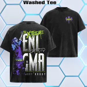 WWE 2026 - Jeff Hardy - The Xtreme Wash Tee - Unisex Tshirt - Hoodie Oversized Cotton Limited Edition US-made for Streetwear Lovers Classic Fit Premium Fabric, WWE Merch, Summer Outfits, Gift For Him Her