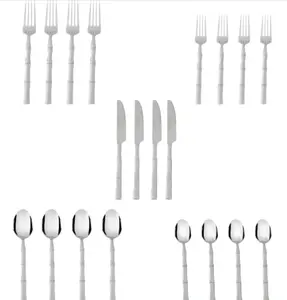 Design Stainless Steel Flatware Set, 20 Pieces, Service for 4