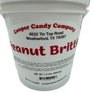 Peanut Brittle 1.5 LB. [brittle] [candy] [gifts] [peanut] [pack] [delicious] [sweet]