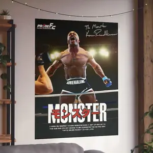 Kevin Randleman, Poster, UFC Poster, Pride Fc Poster, Poster Ideas, Fighter Poster, Athlete Motivation, Wall Decor Decoration Gifts