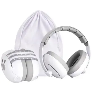 Mother Day Gift Baby Headphones for Noise, 2-in-1 Baby Ear Muffs Noise Protection for Ages 0-48 Months with Adjustable Headband Infant, Baby Hearing Protection Earmuffs for Outdoor, Sleep, Airplane & Music Festivals