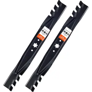 942-04308-X 942-04308 Mulching  for Troy Bilt Pony Bronco Cub Cadet 42 inch Deck Riding Tractor Zero Turn Mower XT1 ZT1 42 Lawn Mower Replace 942-0616 742-0616 942-04126 (6 Point Star)