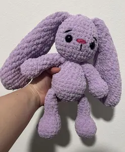 Crochet Floppy Ear Bunny Plushie