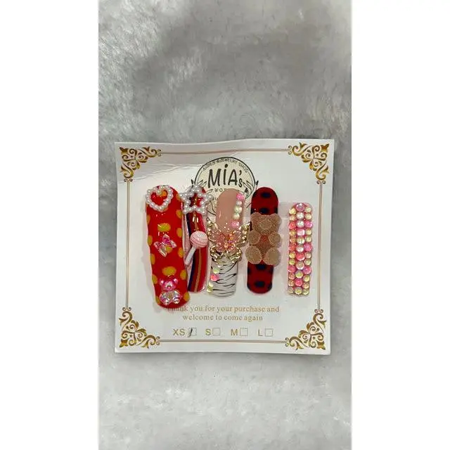Maximalist Treasure Extra Long Square Press-On Nails | MIA’s World