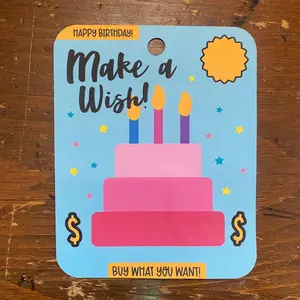 Money Card | Gift Card Holder | Cash Card