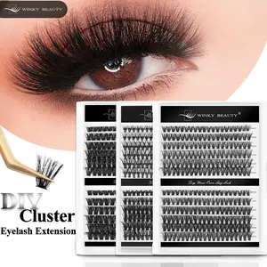 EVERYONE NEEDS THIS! DIY Cluster Lashes D Curl 9-16mm Mix | Full Set in 15 Mins | No Salon Needed | Volume & Natural Look