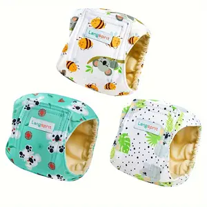 2024 Worry-Free Bag: 3pcs Set Male Dog Cloth Diapers Reusable Washable Cloth Diapers Super Absorbent Male Dog Diapers Dog Physiological Pants Suitable for Small, Medium, And Large Dogs