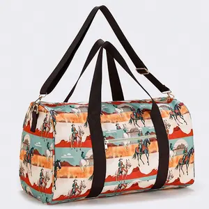 Western Cowboy Travel Duffel Bag