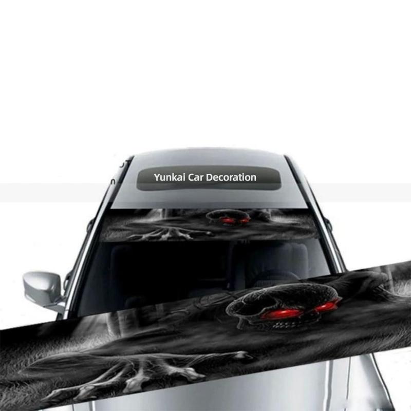 [Hot Item] Car Front Windshield Sticker| Personalized Decorative Stickers| Waterproof and Sunscreen| Easily Apply and Remove