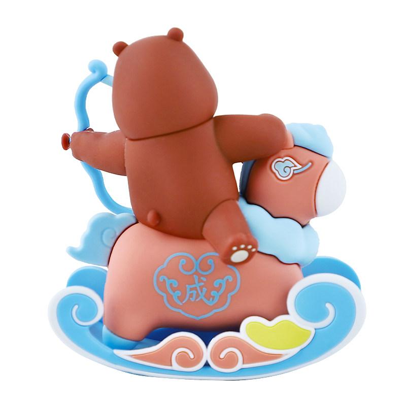 Miniso Bear Outpost Happiness Plus Series Blind Box – Year Of The Horse Collectible Figurine Desk Ornament, Great Gift Idea