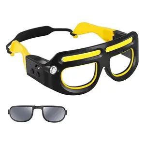 Rechargeable LED Sports Sensor Glasses Light, Hand-Free Headlamp, Usb Rechargeable Headlamp, Ideal for Running, Camping, Night Work, Wide Angle Beam, Waterproof Touch Induction
