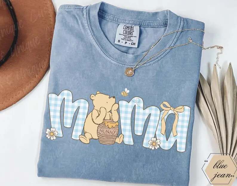 Comfort Colors Mama Bear Shirt, Cute Motherhood Graphic Tee, Mama T-Shirt, New Mom To Be Gift, Family Love Apparel for Mothers