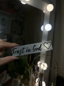 Trust in God permanent vinyl decal