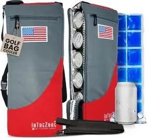 Frostbox Golf Bag Cooler with Ice Pack | Insulated 6-Can Beer Sleeve | Stays Cold for Hours Discreet Hidden Design - Fits in Golf Bag InTheZone