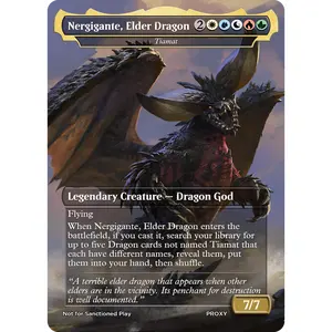 Nergigante, Elder Dragon (Tiamat) - MTG PROXY Video Games/Monster Hunter Nergigante, Elder Dragon (Tiamat) - MTG PROXY Video Games/Monster Hunter