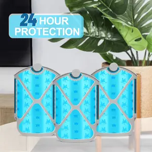 4pcs Insect Trap Refill Kit, Compatible With ZEVO M364, Reusable Insect Replacement Glue Boards, Non-Toxic And Easy To Use